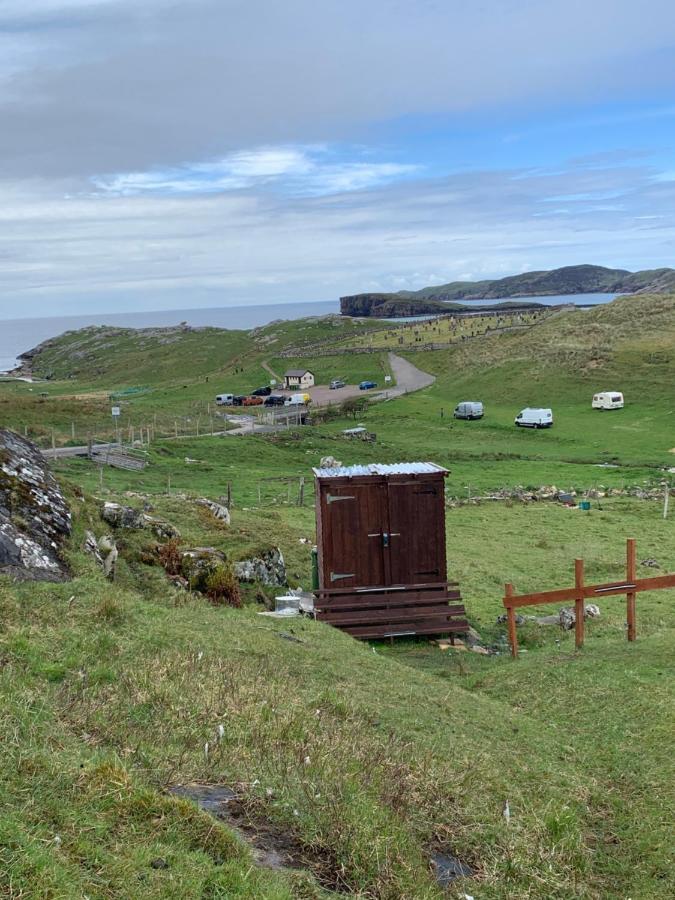 Eco Crofters Wagon By The Beach Oldshoremore Εξωτερικό φωτογραφία